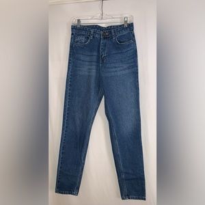 Straight Dark Blue Jeans